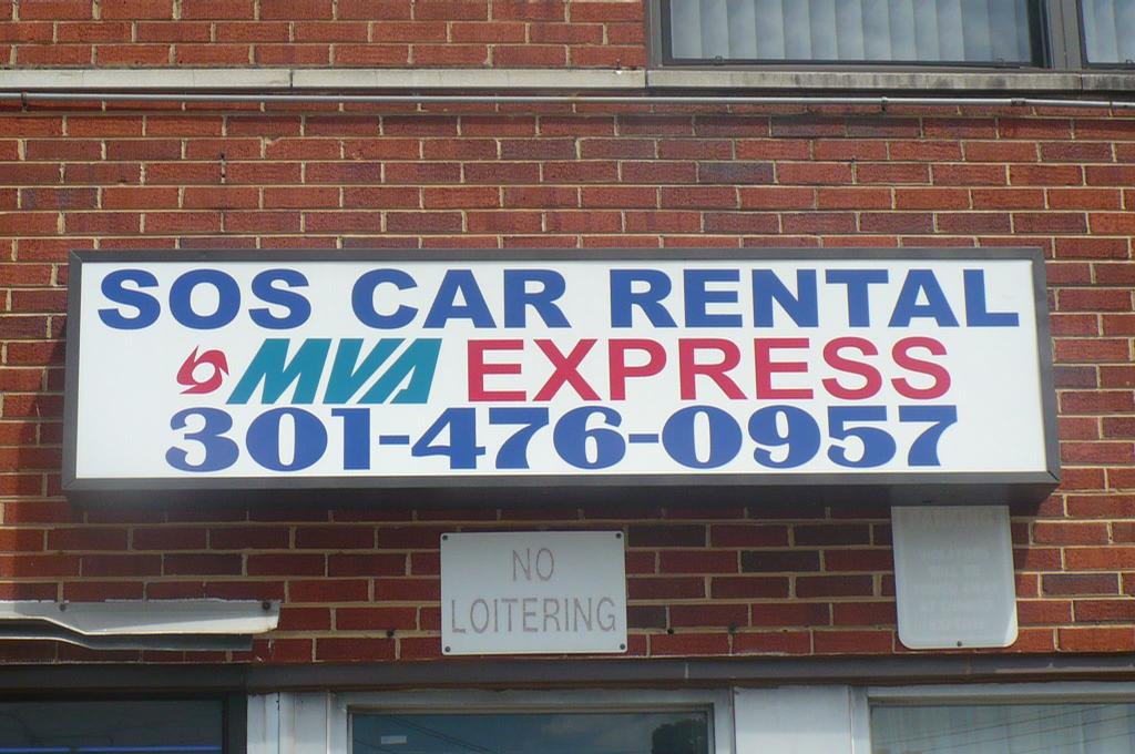 SOS CAR RENTAL College Park MD 20740 3014790957 Auto Rentals